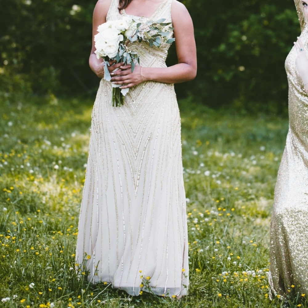 Sequin Gown / Gold Dress